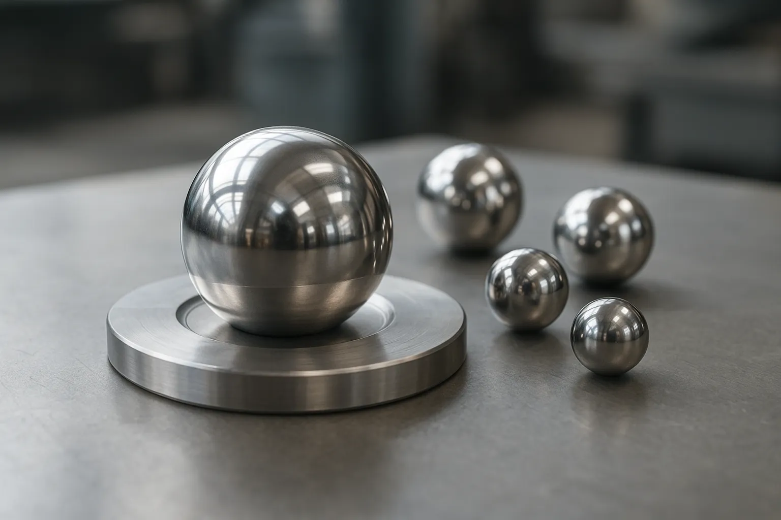 bolas de transferencia de acero inoxidable
