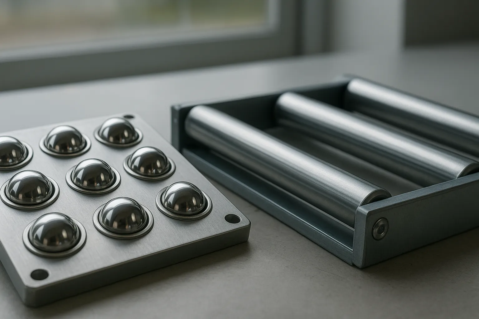 bolas de transferencia vs rodillos transportadores cuál es mejor