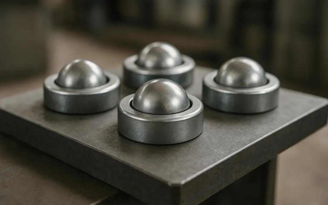 Capacidad de carga bolas de transferencia acero carbono