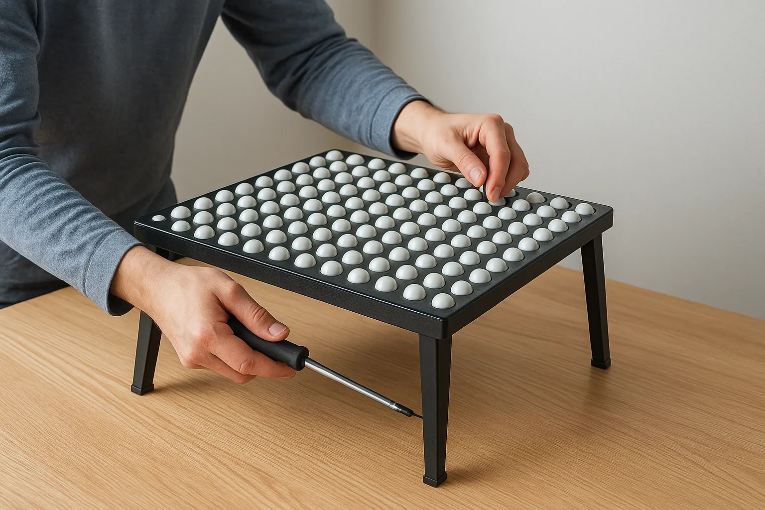 cómo instalar una mesa de bolas de transferencia