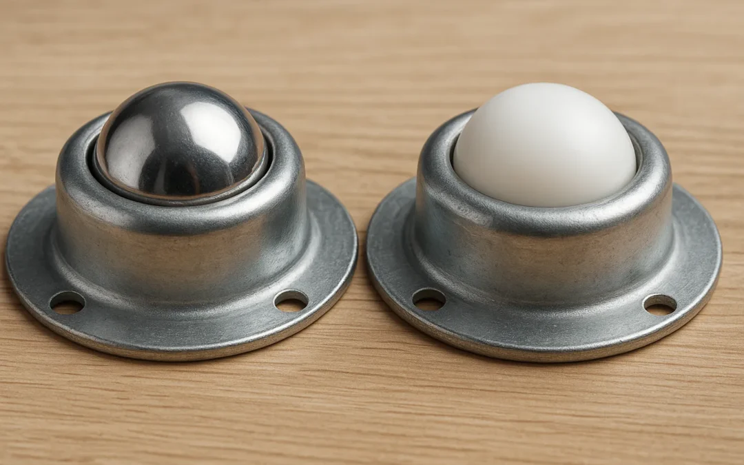 Unidades de transferencia de bolas acero vs nylon